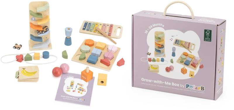 PolarB Grow-with-Me Activity-Set Colour Crafters 18-24 Monate, Babyspielzeug von Polar B