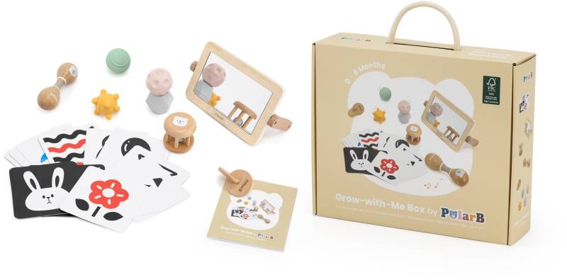 PolarB Grow-with-Me Activity-Set Sensory Seekers 0-6 Monate von Polar B