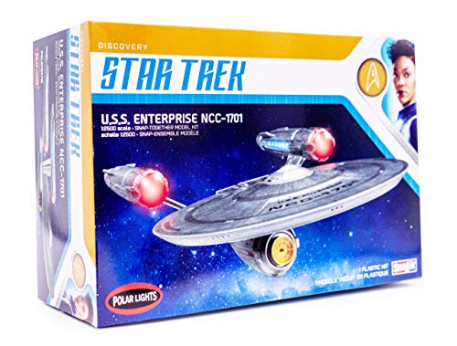 Polar Light - PLLS0971 - Star Trek Discovery Model Kit Befestigungssatz U.S.S Enterprise NCC 1701 Snap Kit - Multicolor - Lights Befestigungssatz Modell im Bausatz - Multicolor - 19cm Maßstab 1/2500 Polar Light - PLLS0971 - Star Trek Discovery Model Kit Befestigungssatz U.S.S Enterprise NCC 1701 Snap Kit - Multicolor - Lights Befestigungssatz Modell im Bausatz - Multicolor - 19cm Maßstab 1/2500 von Polar Lights