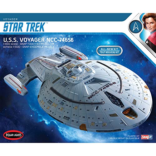 Round2 592980-1/1000 Star Trek USS Voyager Maßstab 1:1000 von Polar Lights