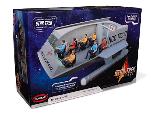 Polar POL995M/12 1/32 Star Trek Galileo Shuttle mit Inneneinrichtung Modellbausatz, Mehrfarbig von AMT