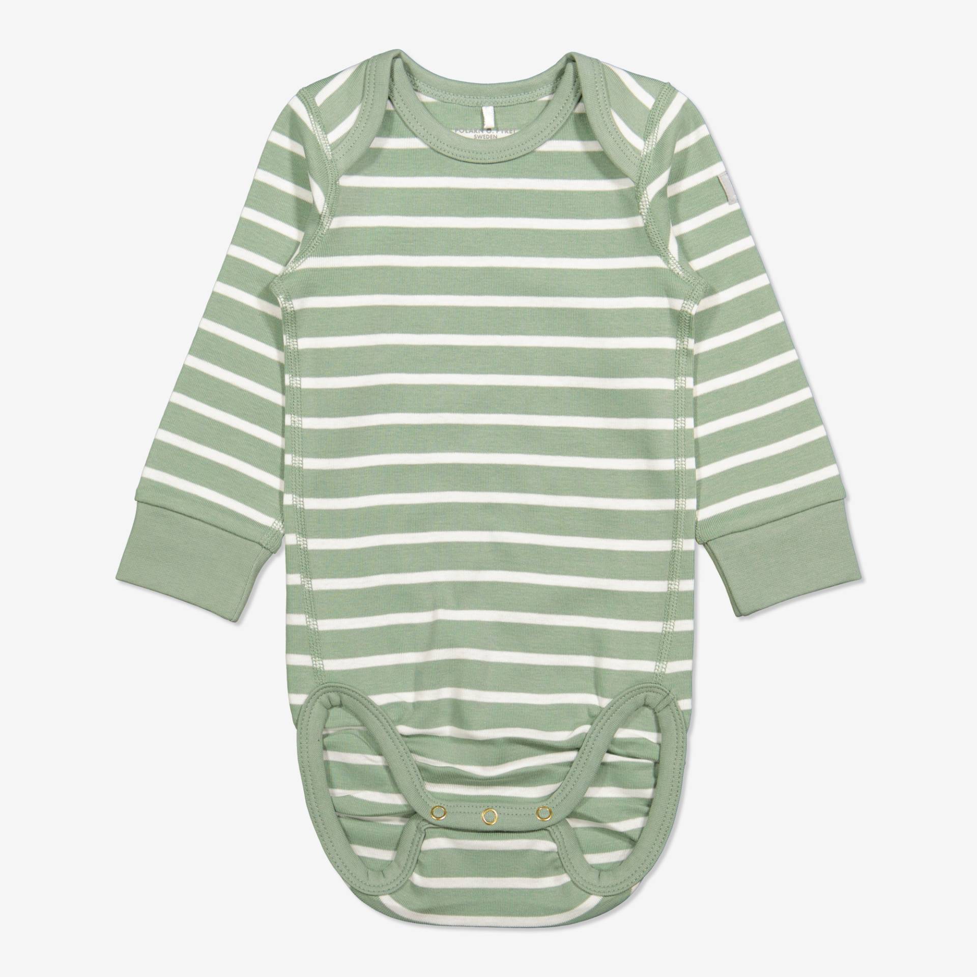 Gestreifter Body, Baby grün Gestreifter Body, Baby grün von Polarn O. Pyret