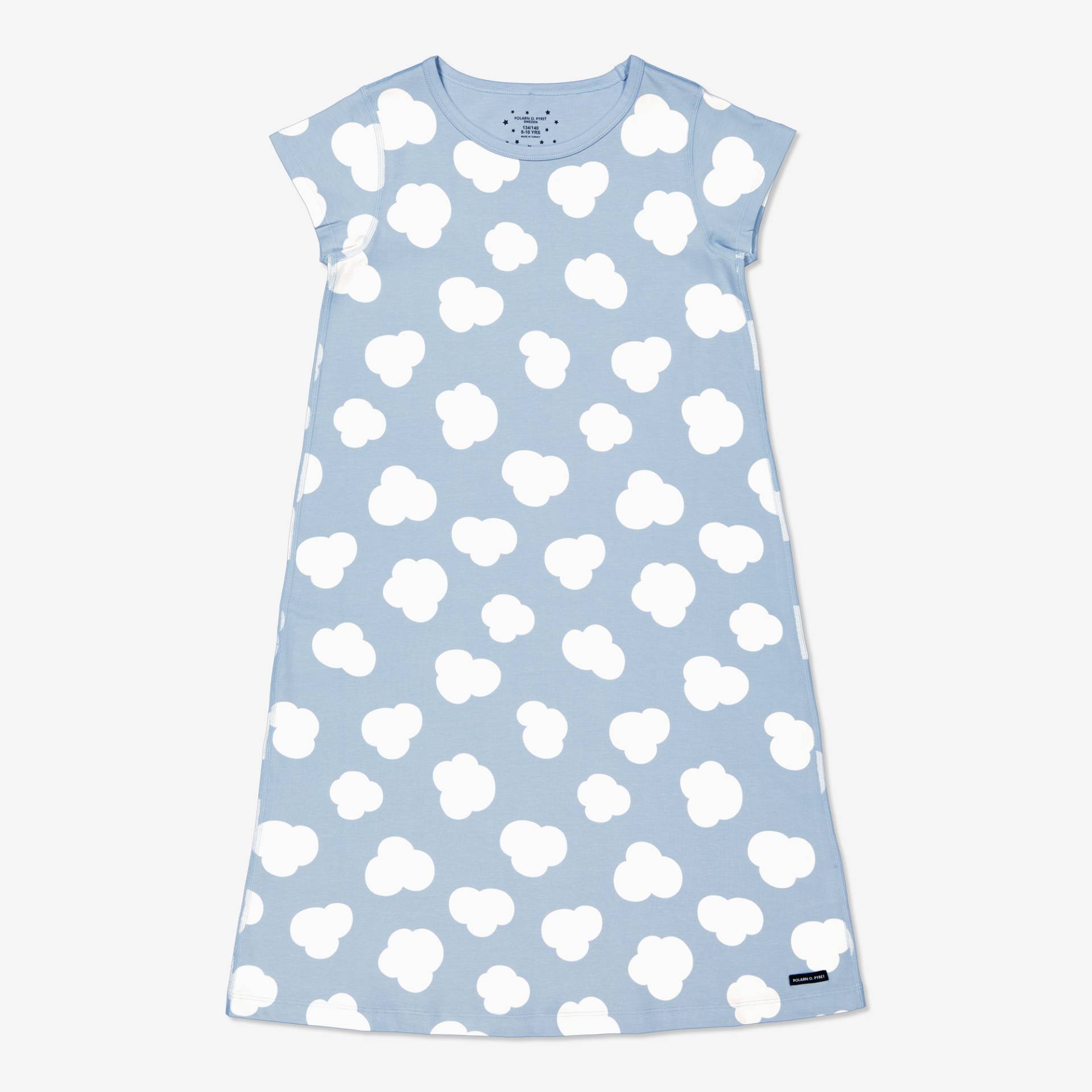 Nachthemd mit Wolken-Print hellblau Nachthemd mit Wolken-Print hellblau von Polarn O. Pyret