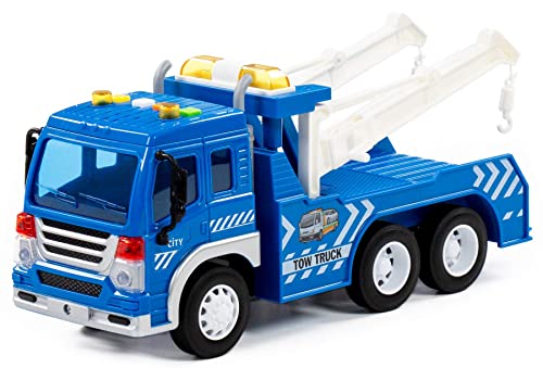 Polesie Abschleppwagen LKW Kinder Spielzeug City blau Schwungrad Fahrzeug m. Licht Sound Polesie Abschleppwagen LKW Kinder Spielzeug City blau Schwungrad Fahrzeug m. Licht Sound von Polesie