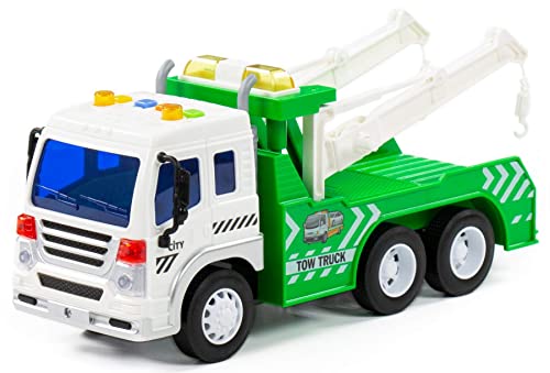 Polesie Abschleppwagen LKW Kinder Spielzeug City grün Schwungrad Fahrzeug m. Licht Sound Polesie Abschleppwagen LKW Kinder Spielzeug City grün Schwungrad Fahrzeug m. Licht Sound von Polesie