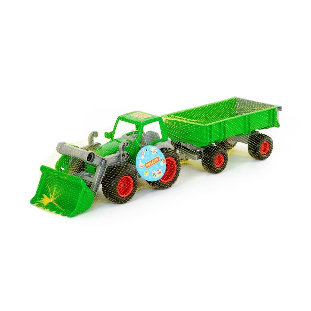 Farmer Technic Traktor inkl Frontschaufel und 2-Achsanhänger für Kinder Farmer Technic Traktor inkl Frontschaufel und 2-Achsanhänger für Kinder von Polesie