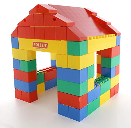 Polesie Haus aus 134-tlg. XXL-Bausteine Bausteinblock +12M Polesie Haus aus 134-tlg. XXL-Bausteine Bausteinblock +12M von Polesie
