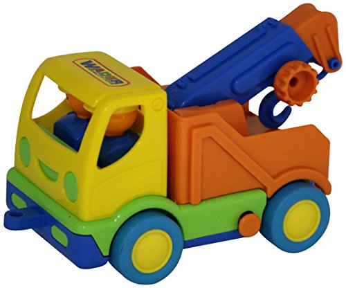 Polesie 40138 erster LKW-Kranwagen (Box) -Spielzeugfahrzeuge, Mehrfarbig, Large von Polesie