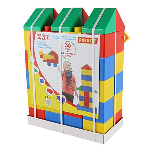Polesie 68026 XXL-Bausteine 36-tlg., mit 30 Verbindungen Polesie 68026 XXL-Bausteine 36-tlg., mit 30 Verbindungen von Polesie