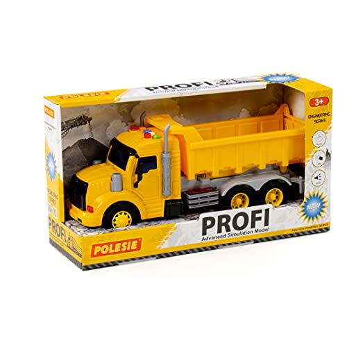 Polesie 86273 Profi LKW-Kipper mit Schwungsantrieb (Box) von Polesie