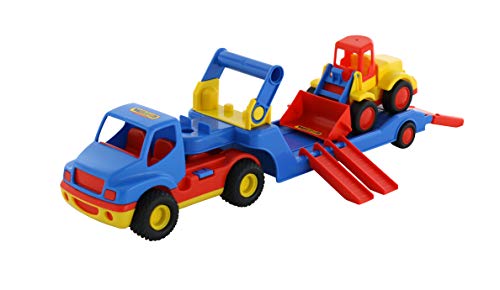 Wader ConsTruck Tieflader LKW Schaufellader Radlader Raupe Baustelle Wader ConsTruck Tieflader LKW Schaufellader Radlader Raupe Baustelle von Polesie