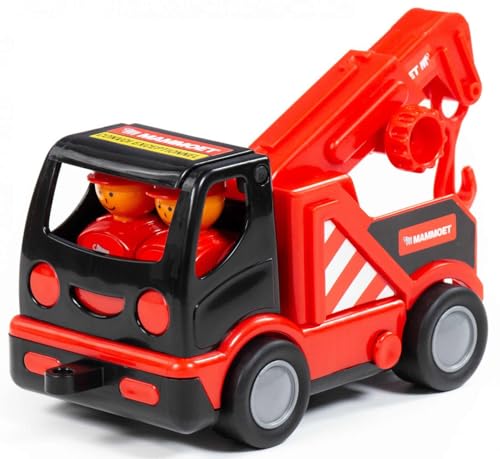 Polesie MAMMOET Abschleppwagen My First Truck mit Figuren Kranwagen Lastwagen +12M von Polesie