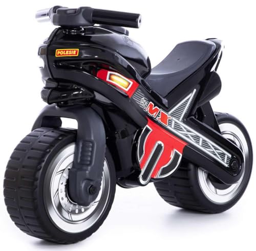 Polesie Motorrad Rutscher MX-ON Kinder Fahrzeug Laufrad Lauflernrad schwarz Polesie Motorrad Rutscher MX-ON Kinder Fahrzeug Laufrad Lauflernrad schwarz von Polesie