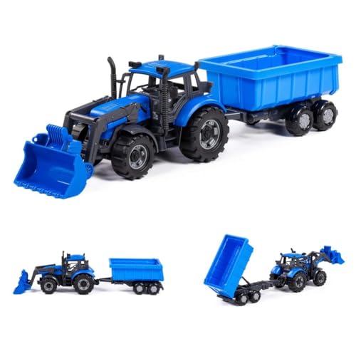 Polesie Spielzeug-Traktor 91833 Frontlader Kippanhänger Schwungantrieb Radlader, Farbe:blau Polesie Spielzeug-Traktor 91833 Frontlader Kippanhänger Schwungantrieb Radlader, Farbe:blau von Polesie