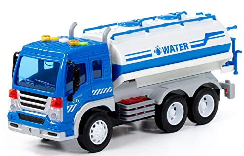 Polesie Tankwagen LKW Kinder Spielzeug City blau Schwungrad Fahrzeug mit Licht Sound Polesie Tankwagen LKW Kinder Spielzeug City blau Schwungrad Fahrzeug mit Licht Sound von Polesie