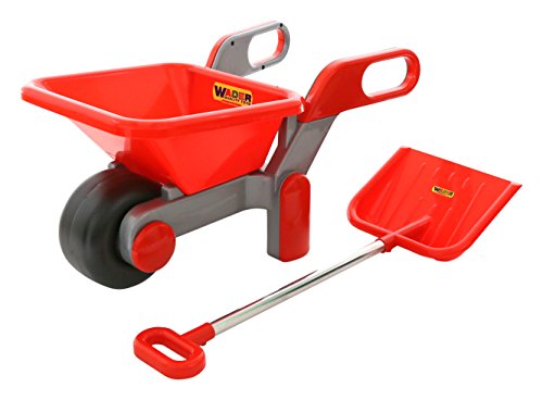 Wader Kinder Schubkarre mit Allroundschaufel Schneeschaufel Schneeschieber rot Wader Kinder Schubkarre mit Allroundschaufel Schneeschaufel Schneeschieber rot von Polesie