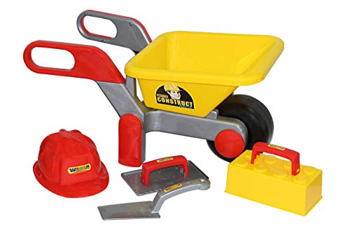 Wader Schubkarre Bauschubkarre mit Maurerwerkzeug Maurerset 5-teilig Wader Schubkarre Bauschubkarre mit Maurerwerkzeug Maurerset 5-teilig von Polesie