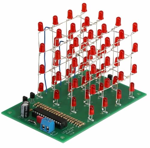 Pollin Bausatz LED-Cube 4x4x4, V2.0 Pollin Bausatz LED-Cube 4x4x4, V2.0 von Pollin