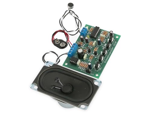 Pollin Bausatz Stimmenwandler V1.0 | Stimmenverzerrer Bausatz mit Einstellpotentiometern und Stechbrücken | Roboterstimme und Hochfrequenzkrächzen | DIY-Kit für fortgeschrittene Bastler ab 12 Jahren Pollin Bausatz Stimmenwandler V1.0 | Stimmenverzerrer Bausatz mit Einstellpotentiometern und Stechbrücken | Roboterstimme und Hochfrequenzkrächzen | DIY-Kit für fortgeschrittene Bastler ab 12 Jahren von Pollin
