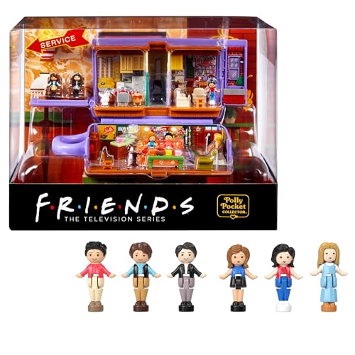 Polly Pocket Friends Schatulle - Central-Perk-Kaffeetasse, 6 Hauptdarsteller, 9 Zubehörteile, 3 Friends-Orte, ausstellbare Premium-Verpackung, für Sammler ab 14 Jahren, HKV74 Polly Pocket Friends Schatulle - Central-Perk-Kaffeetasse, 6 Hauptdarsteller, 9 Zubehörteile, 3 Friends-Orte, ausstellbare Premium-Verpackung, für Sammler ab 14 Jahren, HKV74 von Polly Pocket