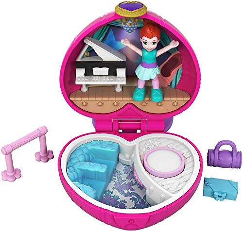 Mattel Polly Pocket FWN41 Tiny Places Lilas Ballettaufführung von Polly Pocket