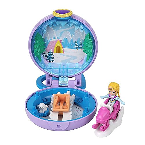 Polly Pocket GKJ41 - Pollys Schneemobil-Schatulle, Minipuppe und Zubehör Polly Pocket GKJ41 - Pollys Schneemobil-Schatulle, Minipuppe und Zubehör von Polly Pocket