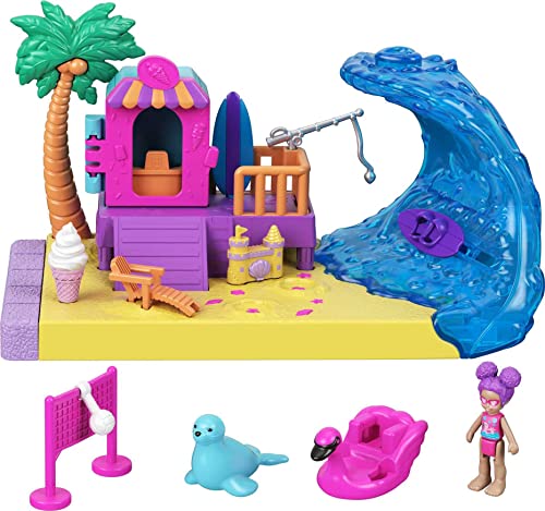 Polly Pocket GTM68 - Pollyville Sonnenstrand, kleine Puppe, Tierfigur, tolles Spielzeug Geschenk für Kinder ab 4 Jahren Polly Pocket GTM68 - Pollyville Sonnenstrand, kleine Puppe, Tierfigur, tolles Spielzeug Geschenk für Kinder ab 4 Jahren von Polly Pocket