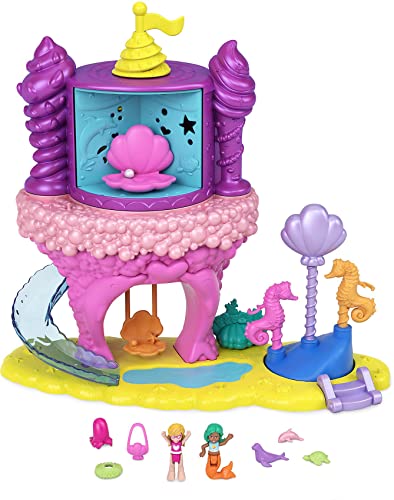 Polly Pocket GYK42 - Regenbogen-Einhornspaß Meerjungfrauen-Bucht, 2 Puppen und 15 Überraschungen, Spielzeug ab 4 Jahren Polly Pocket GYK42 - Regenbogen-Einhornspaß Meerjungfrauen-Bucht, 2 Puppen und 15 Überraschungen, Spielzeug ab 4 Jahren von Polly Pocket