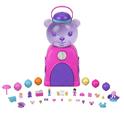 Polly Pocket HJN90 - Bärchen Kaugummi-Automat Spielset, mit Wiederbefüllungs-Funktion, enthält 2 Micro-Puppen, Kaugummis und Zubehör, Spielzeug für Kinder ab 4 Jahren Polly Pocket HJN90 - Bärchen Kaugummi-Automat Spielset, mit Wiederbefüllungs-Funktion, enthält 2 Micro-Puppen, Kaugummis und Zubehör, Spielzeug für Kinder ab 4 Jahren von Polly Pocket