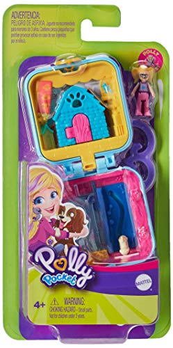 Polly Pocket Pet Center Compact mit abnehmbarem Hundehäuschen, Überraschungsoffenbarung, Foto-Anpassung, Mikro-Puppe mit 5 beweglichen Gelenken, tolles Geschenk für Kinder ab 4 Jahren Polly Pocket Pet Center Compact mit abnehmbarem Hundehäuschen, Überraschungsoffenbarung, Foto-Anpassung, Mikro-Puppe mit 5 beweglichen Gelenken, tolles Geschenk für Kinder ab 4 Jahren von Polly Pocket