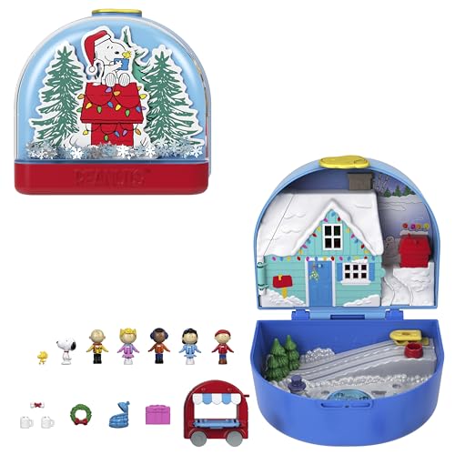 Polly Pocket x Peanuts Sammler-Schatulle, Minipuppen und Spielset, 7 thematische Zubehörteile, 4 symbolische Locations, Snoopy & Woodstock, JFV05 Polly Pocket x Peanuts Sammler-Schatulle, Minipuppen und Spielset, 7 thematische Zubehörteile, 4 symbolische Locations, Snoopy & Woodstock, JFV05 von Polly Pocket