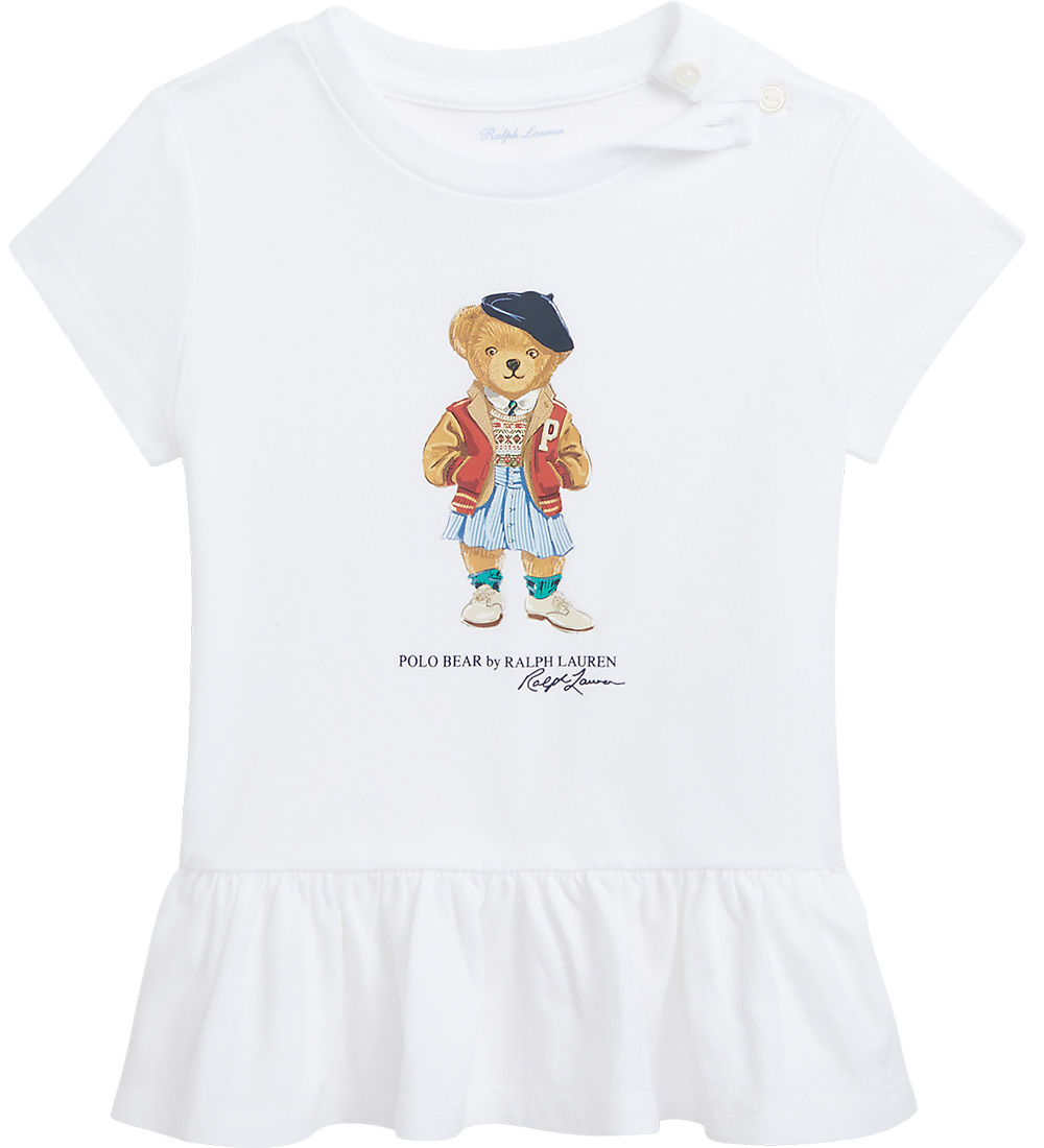 Polo Ralph Lauren T-Shirt - Weiß m. Kuscheltier - Polo Ralph Lauren - 68 - T-Shirts Polo Ralph Lauren T-Shirt - Weiß m. Kuscheltier - Polo Ralph Lauren - 68 - T-Shirts von Polo Ralph Lauren