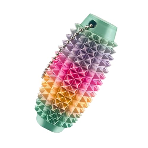 Stacheliges Sensorisches Spielzeug, Spiky Fidget Schlüsselbund, Stimmgreifer Stim Keyring, 3D Gedruckter Spiky Stress Charme, Tragbare Mini Roller Massage Schlüsselbund Für Kinder Erwachsene Stacheliges Sensorisches Spielzeug, Spiky Fidget Schlüsselbund, Stimmgreifer Stim Keyring, 3D Gedruckter Spiky Stress Charme, Tragbare Mini Roller Massage Schlüsselbund Für Kinder Erwachsene von Poludatly