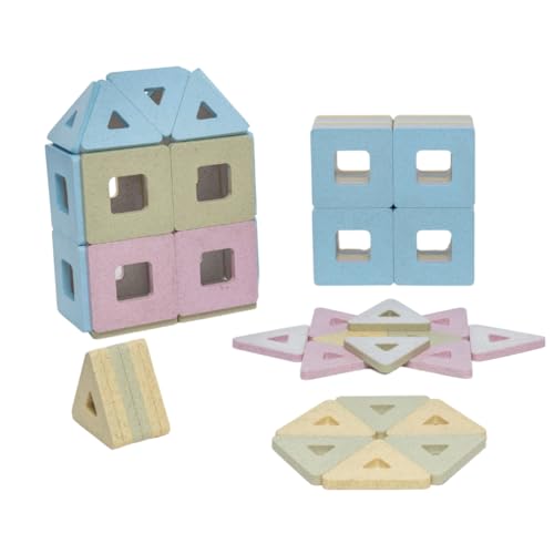 Polydron KinderMag Class Set - Pastel Coloured Magnetic Building Tiles for Toddlers - Promotes Early STEM Learning and Creativity - 96 Pieces - 12 Months + Polydron KinderMag Class Set - Pastel Coloured Magnetic Building Tiles for Toddlers - Promotes Early STEM Learning and Creativity - 96 Pieces - 12 Months + von Polydron
