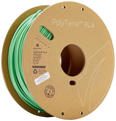 Polymaker 70847 PolyTerra PLA Filament PLA 2.85mm 1000g Grün (matt) 1St. von Polymaker