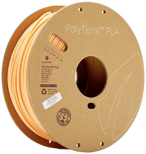 Polymaker 70864 PolyTerra PLA Filament PLA 2.85mm 1000g Pastell-Orange 1St. von Polymaker