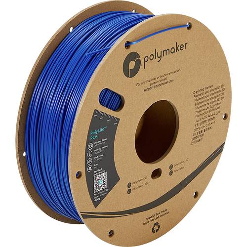 Polymaker PA02005 PolyLite Filament PLA 1.75mm 1000g Blau 1St. von Polymaker