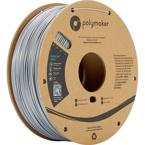 Polymaker PF01003 PolyLite Filament ASA UV-beständig, witterungsbeständig, hitzebeständig 1.75mm von Polymaker
