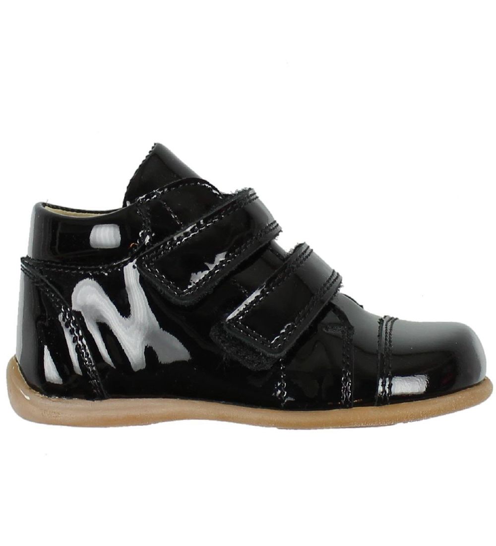 Pom Pom Lauflernschuh - Schwarzes Lackleder - Pom Pom - 19 - Lauflernschuhe Pom Pom Lauflernschuh - Schwarzes Lackleder - Pom Pom - 19 - Lauflernschuhe von Pom Pom