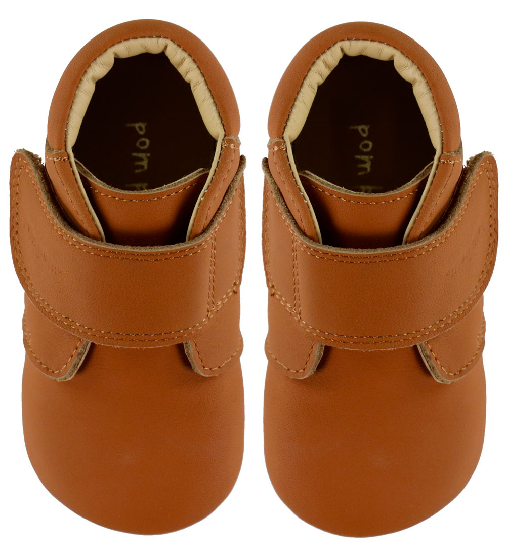 Pom Pom Leder-Krabbelschuhe – Anfänger Klettband – Noos – Camel - Pom Pom - 21 - Leder-Krabbelschuhe Pom Pom Leder-Krabbelschuhe – Anfänger Klettband – Noos – Camel - Pom Pom - 21 - Leder-Krabbelschuhe von Pom Pom