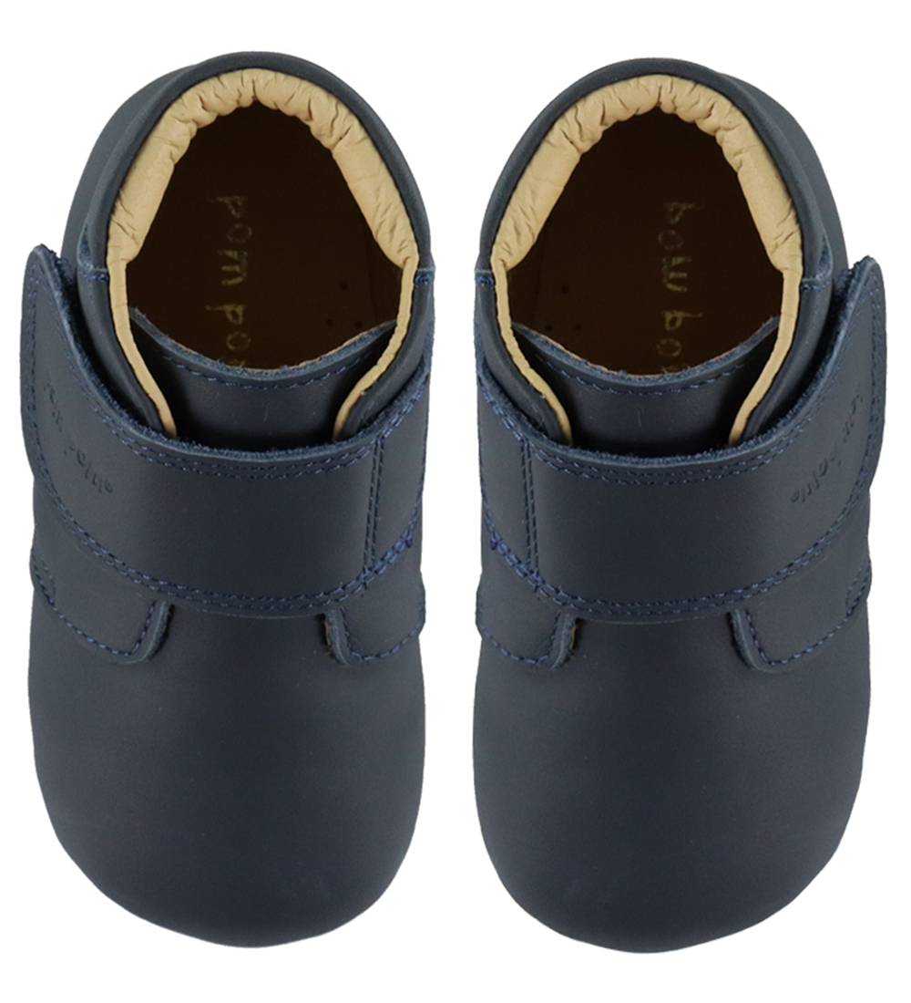 Pom Pom Leder-Krabbelschuhe – Anfänger Klettband – Noos – Navy - Pom Pom - 27 - Leder-Krabbelschuhe Pom Pom Leder-Krabbelschuhe – Anfänger Klettband – Noos – Navy - Pom Pom - 27 - Leder-Krabbelschuhe von Pom Pom