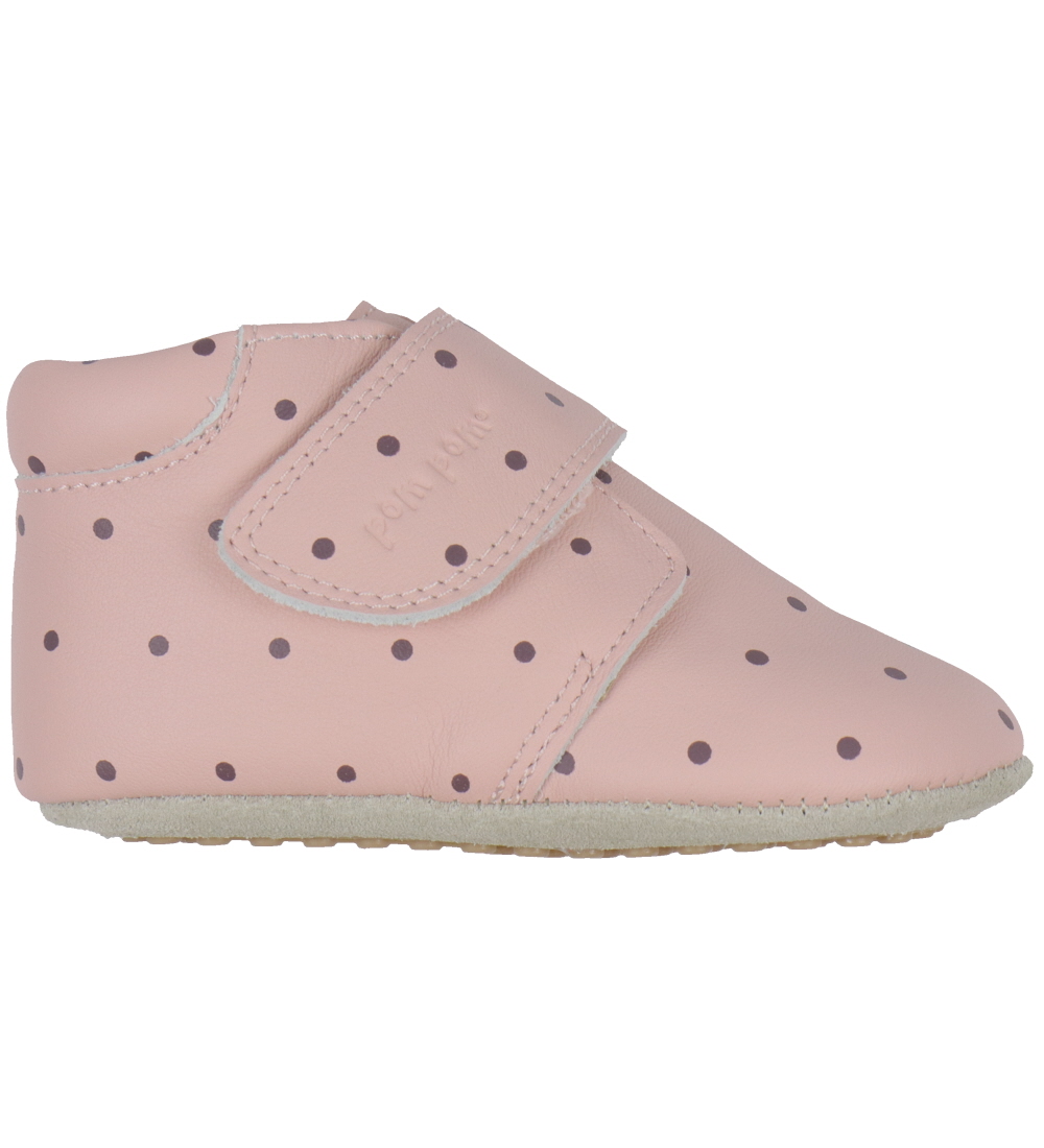 Pom Pom Leder-Krabbelschuhe - Anfänger Klettband Print - Dusty R - Pom Pom - 19 - Leder-Krabbelschuhe Pom Pom Leder-Krabbelschuhe - Anfänger Klettband Print - Dusty R - Pom Pom - 19 - Leder-Krabbelschuhe von Pom Pom