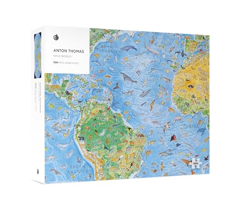 Pomegranate 1500 Teile Puzzle Erwachsene Weltkarte Puzzle Anton Thomas Wild World Matte Finish Eng anliegende Passform Pomegranate 1500 Teile Puzzle Erwachsene Weltkarte Puzzle Anton Thomas Wild World Matte Finish Eng anliegende Passform von Pomegranate