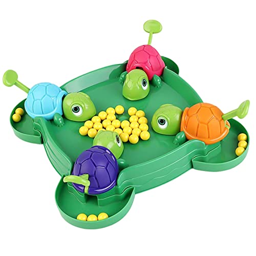 Pomrone Hungrige Schildkröten Brettspiele Für Kinder Spielzeug, Fun Toys Creative Launchers Spiel, Hungrige Schildkröte Interaktives Eltern-Kind-Spiel, Lernspiele Brettspiel Gastgeschenke Für Kinder von Pomrone