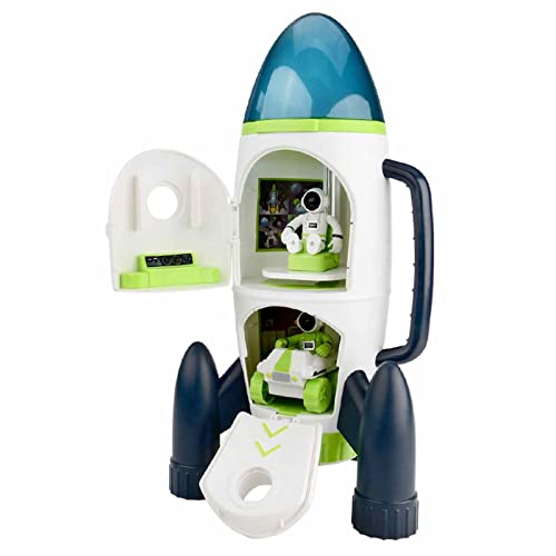 Space Shuttle Venture Spielzeug Space Ship Und Space Rover Astronaut Figuren Space Spielzeug Spezielles Pädagogisches Spielzeug-Spielset Exploring Space Shuttle Spielset Spielzeug Geschenk Für Kinder von Pomrone