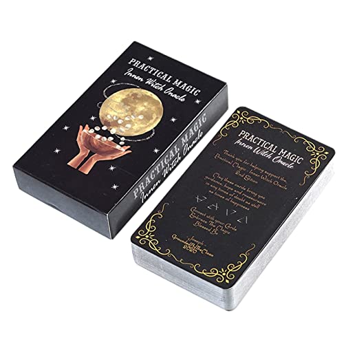 Pomrone Tarotkarten - Praktisches Magisches Orakelkarten-Set, Wahrsagen, Brettspiel, Tarot-Deck Zukunft Erzählen, Schicksal Vorhersage, Familienfeier, Anfänger Pomrone Tarotkarten - Praktisches Magisches Orakelkarten-Set, Wahrsagen, Brettspiel, Tarot-Deck Zukunft Erzählen, Schicksal Vorhersage, Familienfeier, Anfänger von Pomrone