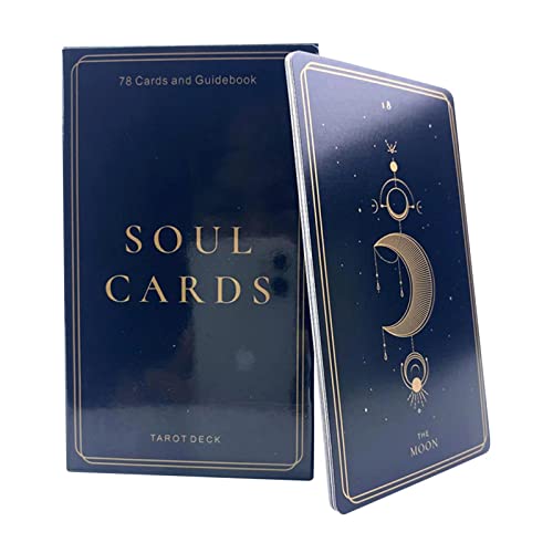 Tarotkarten, Souls Truth Self-Awareness Card, Deck Daily Questions That Will Transform Your Life Tarot Oracle Cards English Version Cards Game Wahrsagen, Kartendeck, Tisch-Brettspiel von Pomrone
