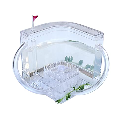 Ameisenfarm Ameisen Schloss, Ameisennest Ameisen Lebensraum Beobachtungsset, Acryl Ameisen Haus Ameisen Terrarium mit Gel Ökosystem, Naturwissenschaft Pädagogisches Lernspielzeug für Kinder von Pomurom