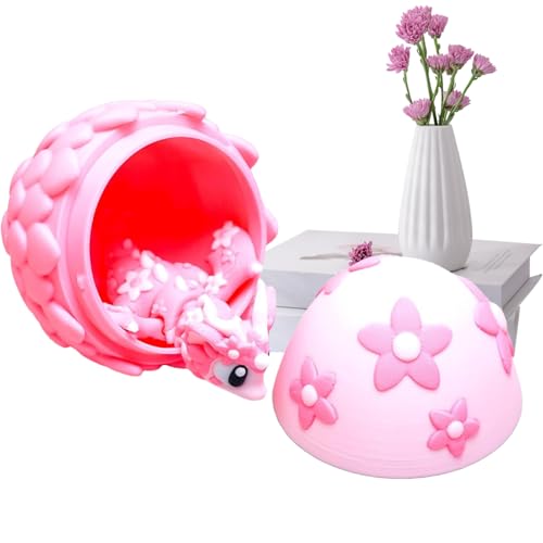 Pomurom 3D Ei | Lebensechtes Spielzeug | Bewegliches Tier Modell Deko Für Erwachsene Jugendliche Kinder | Deko Für Schreibtisch Auto & Zimmer von Pomurom