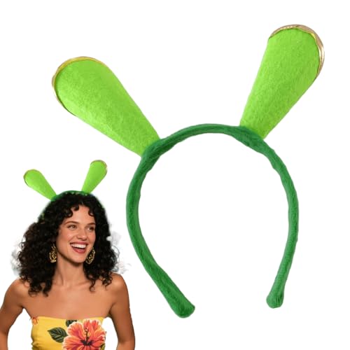 Pomurom Cosplay Stirnband,Kostüm Stirnband für Halloween - Ganztägig Bequemes Kopfaccessoire Grünes Haarband Für Gesichtspflege Dusche Festliche Anlässe Frauen Männer Erwachsene Pomurom Cosplay Stirnband,Kostüm Stirnband für Halloween - Ganztägig Bequemes Kopfaccessoire Grünes Haarband Für Gesichtspflege Dusche Festliche Anlässe Frauen Männer Erwachsene von Pomurom